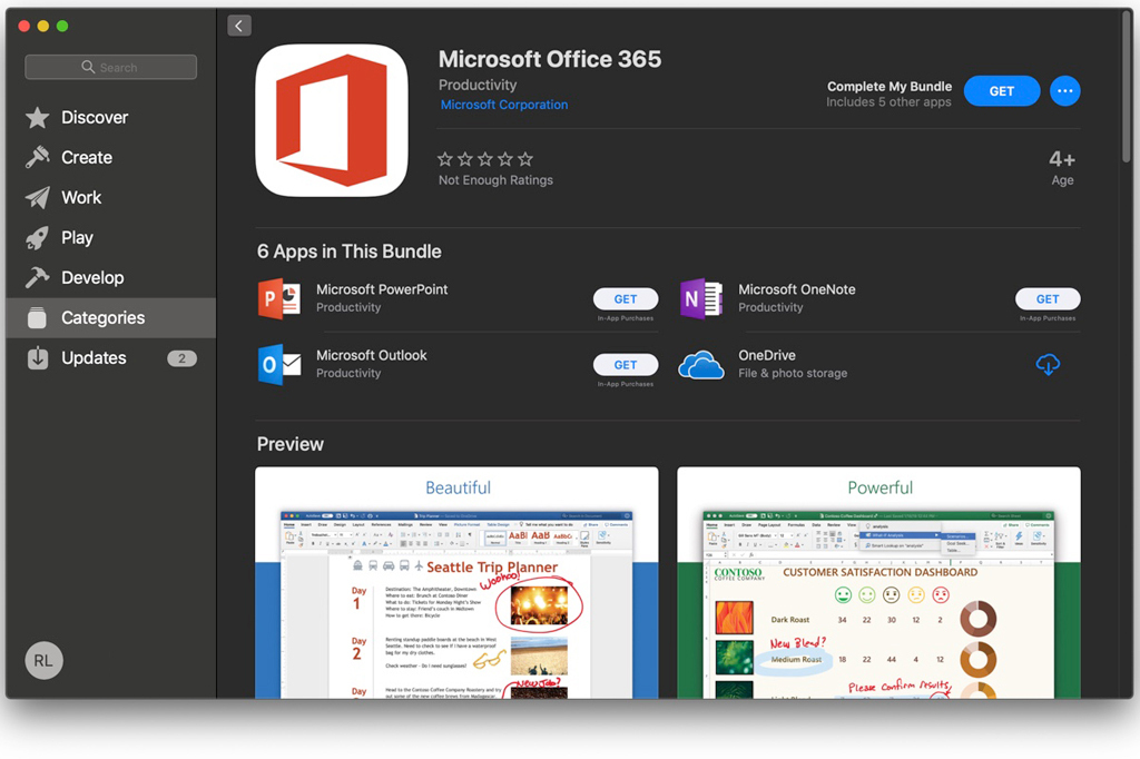 microsoft office for mac includes access